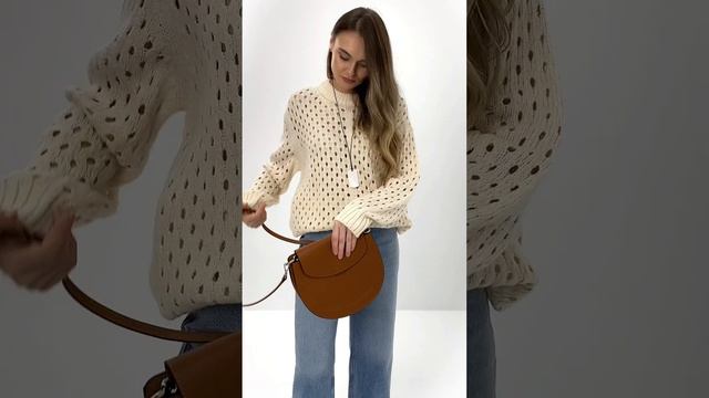 #shorts Лаконичная кросс-боди в рыжем цвете (арт. 822 03/С) смотреть онлайн