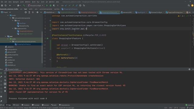 Aula 01 - Selenium com Kotlin. смотреть онлайн