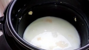 Рисовая каша в мультиварке скороварке VITALEX на молоке за 3 мин..