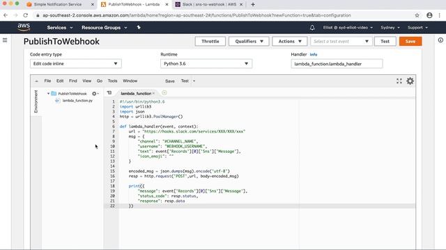 How do I use webhooks to publish Amazon SNS messages to Amazon Chime, Slack, or Microsoft Teams? смотреть онлайн