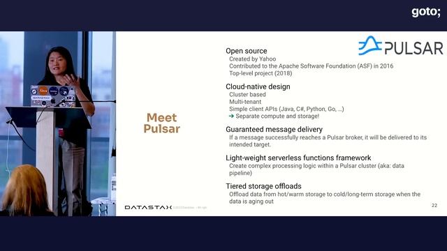 Apache Pulsar: Event Streaming in The Cloud Native World • Mary Grygleski • GOTO 2023 смотреть онлайн