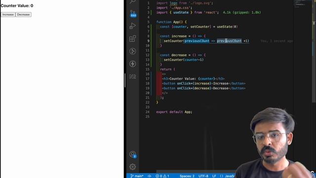 "Power of useState: The React Hooks" | React JS Course हिंदी में | Rohit Saini смотреть онлайн