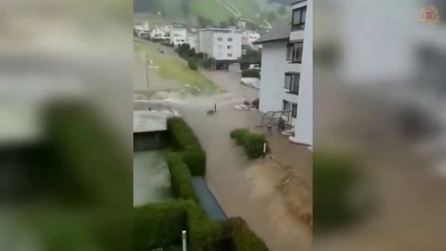 Switzerland weather today | hailstorm and flood hits Switzerland смотреть онлайн