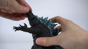 S.H.Monsterarts GODZILLA (2021) from GODZILLA VS. KONG (with Godzilla 2019) 고질라 VS 콩 몬스터아츠 피규어