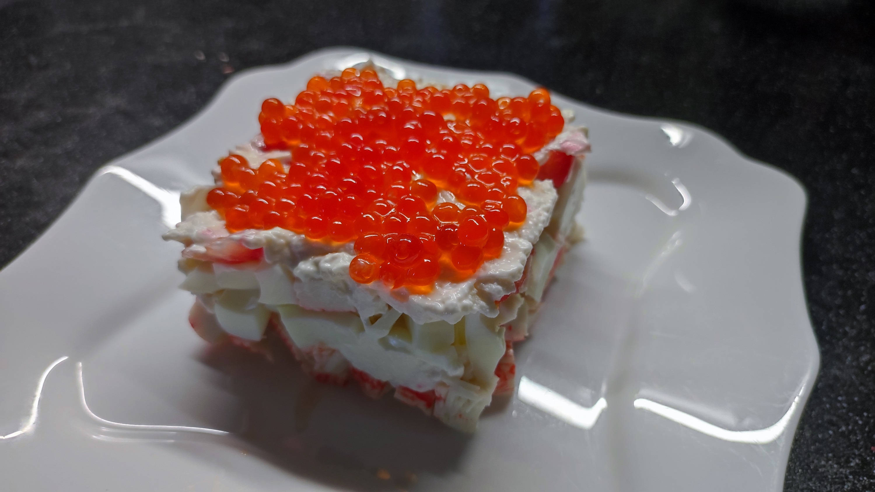 Новинка Салат Снежный Краб, вкус салата настоящее блаженство смотреть онлайн