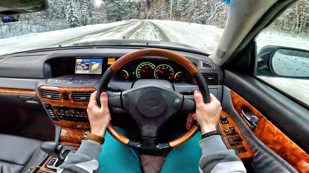1999 Nissan Gloria Y34 (VQ30DET) 3.0 AT - ТЕСТ-ДРАЙВ ОТ ПЕРВОГО ЛИЦА смотреть онлайн