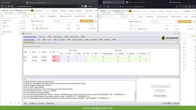 Copy Trading Software - Live Trading | Master Child Auto Copy (हिन्दी) смотреть онлайн