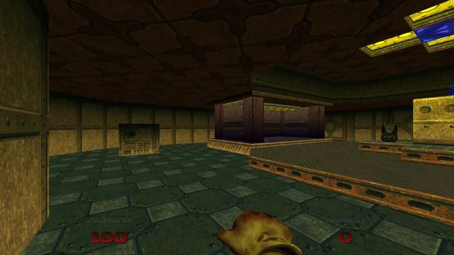 Doom 64 level 2, The Terraformer: Blue-key trick смотреть онлайн