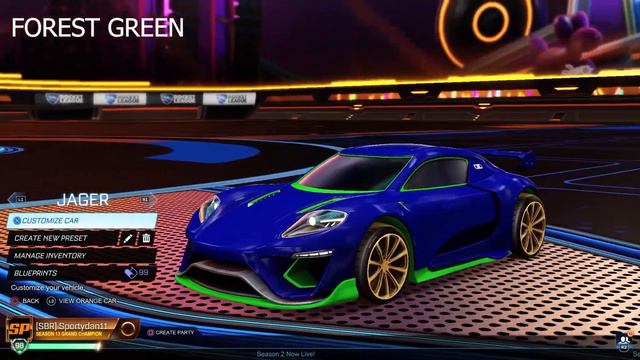 All Painted Jäger 619 RS Cars - Rocket League смотреть онлайн