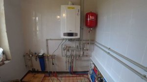 Отопление частного дома 180 кв.м. Коллектор из полипропилена в котельной своими руками.