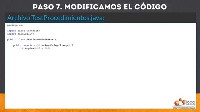 6 Ejercicio Llamando a un Procedimiento Almacenado de Oracle desde JDBC смотреть онлайн