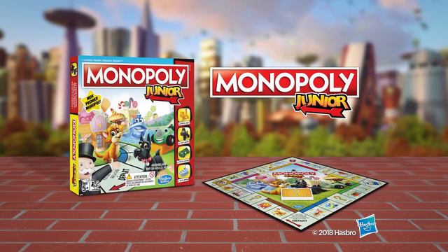 Монополия Джуниор с картами Monopoly Junior