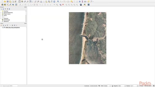 Hands-On Geospatial Analysis with QGIS 3.10 & Python: Georeferencing a Raster Layer | packtpub.com смотреть онлайн