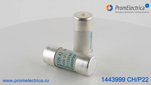 1443999 Предохранитель, плавкая вставка, CH/P22, 125 Ампер, 400 Вольт, 8.42 Ватт, Italweber смотреть онлайн