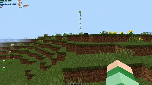 i3-4130 and Intel HD 4400. Minecraft Performance Test смотреть онлайн