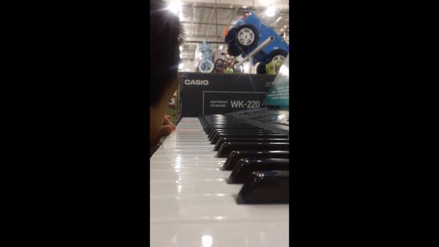 Casio WK-220 piano смотреть онлайн