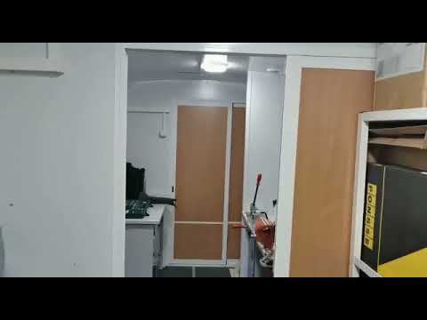 Вагон дома на лесной делянке