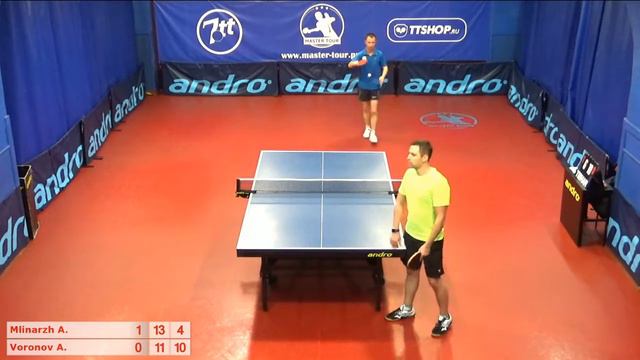 Настольный теннис матч 041019 14 Млинарж Алексей Воронов Антон 3-4 место смотреть онлайн