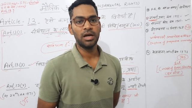 Article 13 in HINDI | Indian Polity and Constitution | Fundamental Rights смотреть онлайн