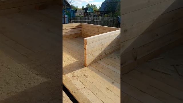 Дом из бруса 100*150 часть3