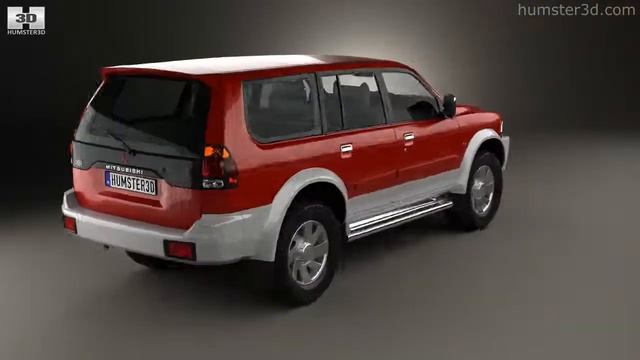 Mitsubishi Pajero Sport 1996 by 3D model store Humster3D.com смотреть онлайн