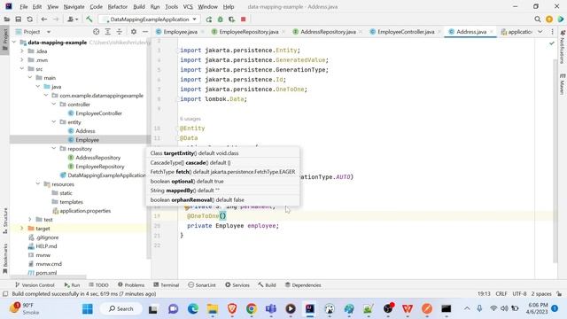 Spring Boot Data JPA - How to use One to One Mapping смотреть онлайн