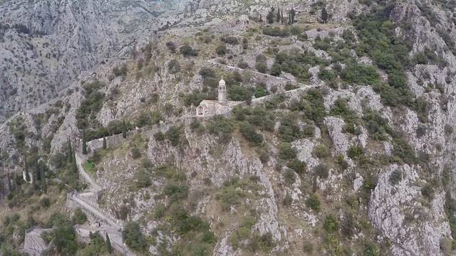 Old Town of Kotor (Montenegro) - Aerial Video Footage смотреть онлайн