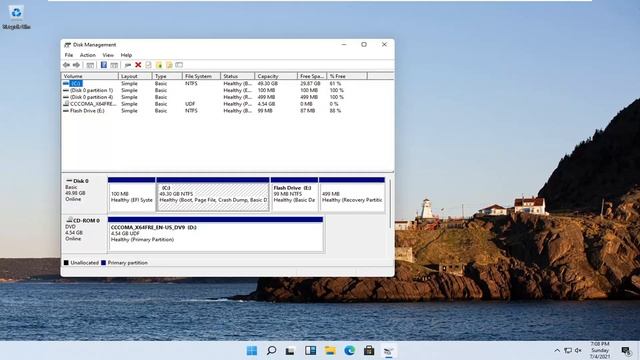 How to Delete Disk Partition Using Disk Management Windows 11 смотреть онлайн