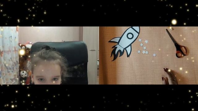 Как сделать открытку ко Дню космонавтики. Мастер-класс. смотреть онлайн