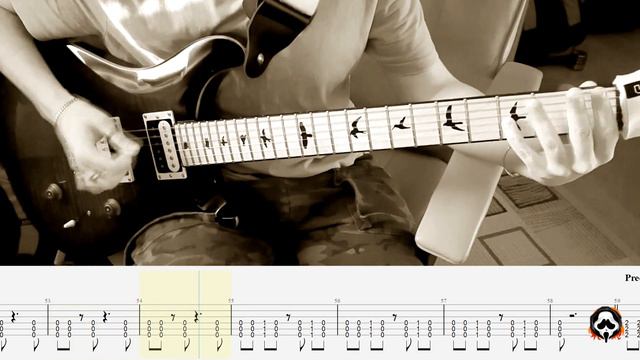 Styles Of Beyond - Nine Thou | GUITAR & DRUMS ONLY + TABS on screen | HOW TO PLAY смотреть онлайн
