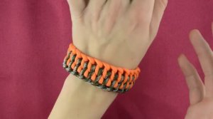 Паракорд Плетение браслета _Генуэзский_ (Paracord bracelet _Wide Genoese_).mp4