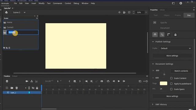 Adobe Animate Quiz Making смотреть онлайн
