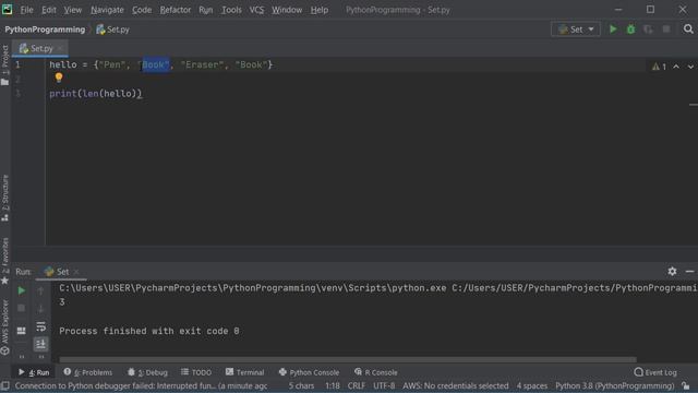 Python 37: Set смотреть онлайн