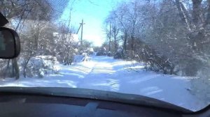 Как Мицубиси Аутлендер ХЛ едет по снегу ? Штурмую Снег на Mitsubishi Outlander XL