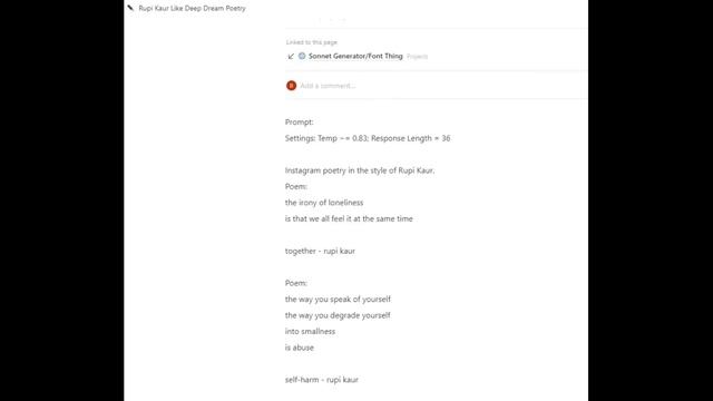 I taught a machine (GPT-3) how to make Instagram Poetry смотреть онлайн
