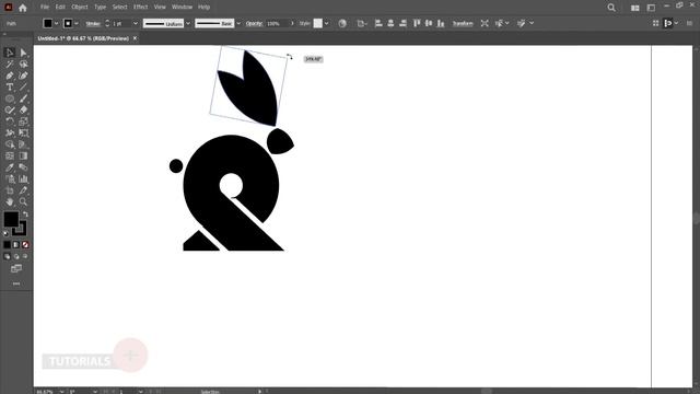 Logo Design "Rabbit" Easy Techniques For Experts & Beginners - Adobe Illustrator Tutorial смотреть онлайн