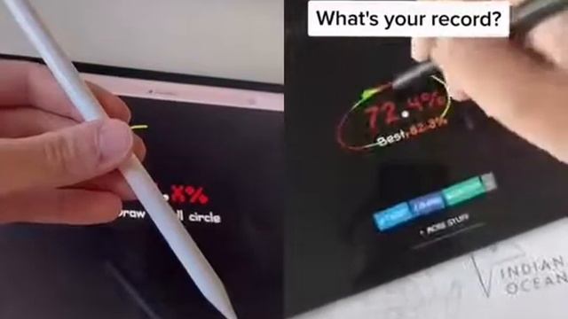 Draw a Full Circle Game TikTok: albybarbazza смотреть онлайн