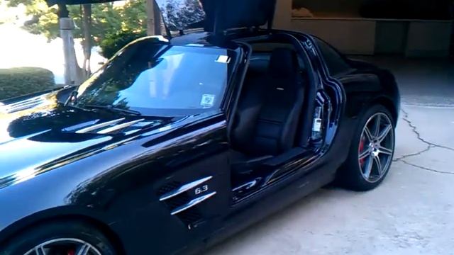 Exotic car detailing atlanta Gullwing Mercedes SLS 6.3 mobile1detailing.com смотреть онлайн