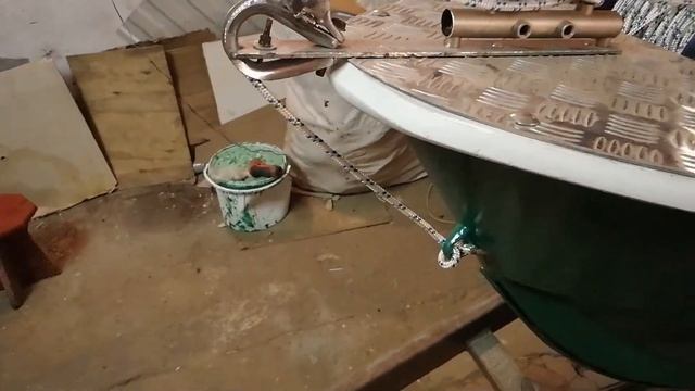 Пластиковая лодка . Ремонт и тюнинг . (5)