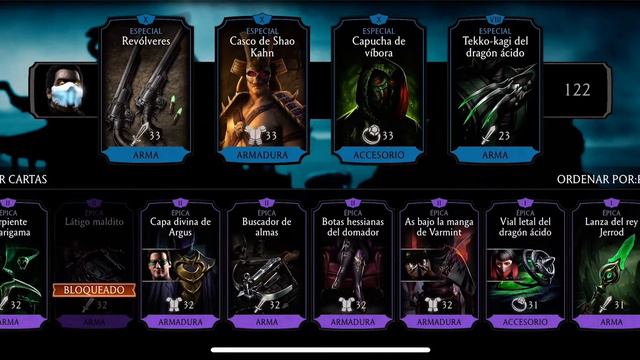 Actualización 4.0 corregir error del equipamiento bloqueado Mortal Kombat Mobile смотреть онлайн