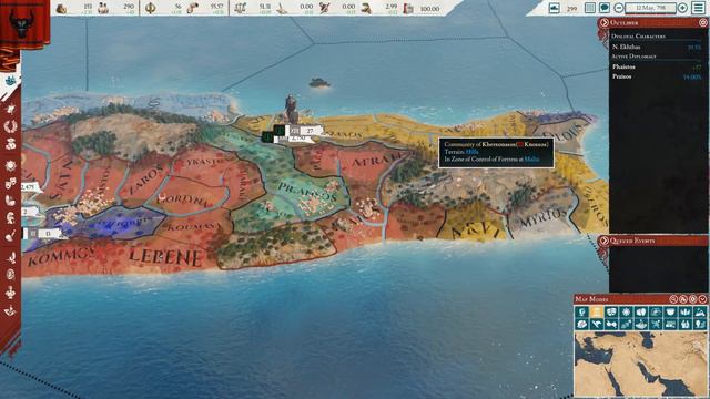 Imperator: Rome (Bronze Age Mod) - Let's Play - The Sea People - Ep.4 (Power Players of Crete) смотреть онлайн