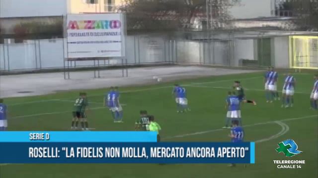 Serie D Rosselli la Fidelis non molla mercato ancora aperto TG Teleregione 13 12 2019 1 смотреть онлайн