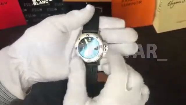 Копия часов Officine Panerai Luminor Arktos GMT смотреть онлайн