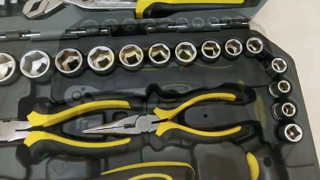 Обзор на набор инструментов Stayer, 56 предметов, серия PROFI. смотреть онлайн