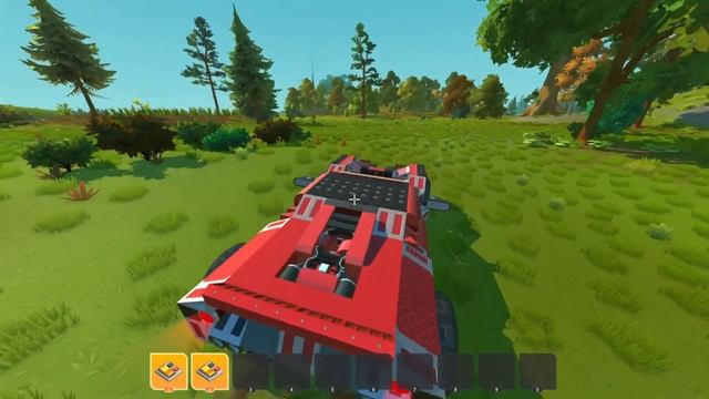 Сделал крутой, Ferrari. В скрап механик (без модов). #scrapmechanic