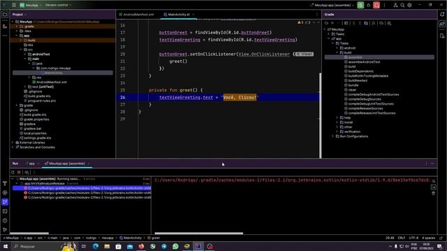 App Simples Android Kotlin IntelliJ IDEA #kotlin #jetbrains смотреть онлайн