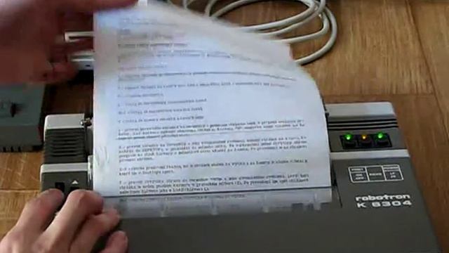 ZX Spectrum & printer Robotron K6304 смотреть онлайн