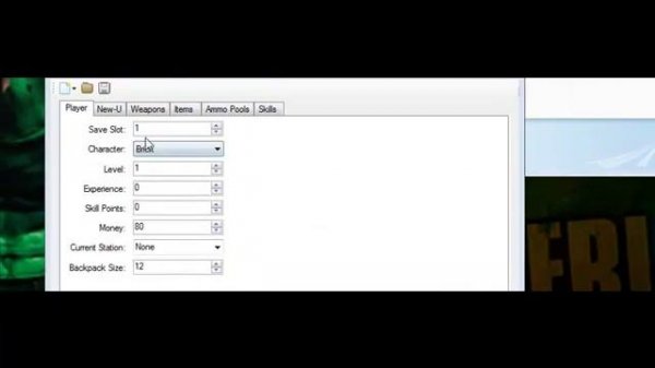 Borderlands Save Editor Talking tutorial