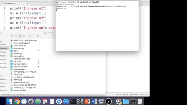 22/05/2019 - Algoritmos y Programación - DCAP01 - 100 - Introducción a Python смотреть онлайн
