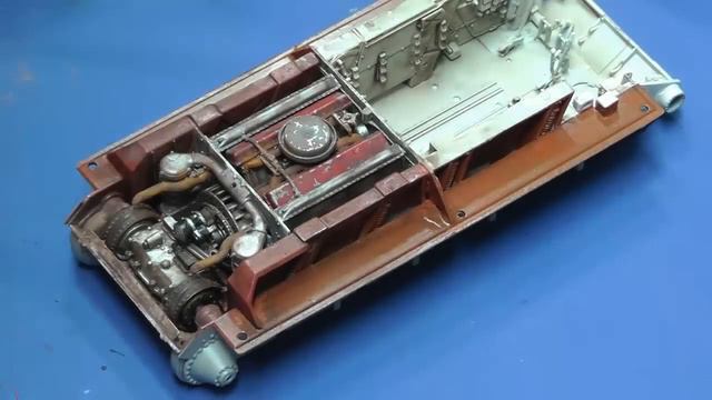 How to build T-34/76 Hobby Boss 1/48 Part 2 Interier смотреть онлайн